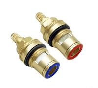 Valve de robinet pour robinets T&S en laiton - Cartouche de robinet - Partie supérieure de valve en laiton - Valve à eau en céramique - Pièces de rechange - Compatible avec les raccords standard