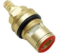 Valve de robinet pour robinets T&S en laiton - Cartouche - Partie supérieure de valve en laiton - Valve à eau en céramique - Pièces de rechange - Compatible avec les robinets standard (013787-45)