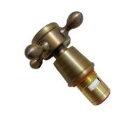 Valve de robinet remplacement, cartouche disque à tige en céramique laiton avec poignée croisée, quart tour