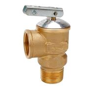 Valve de Sécurité Chauffe-Eau 3/4 NPT, Soupape de Détente Pression Température 150PSI - Matériau Laiton Durable, Résistance Haute Température et Pression, Usage Multi-Marques