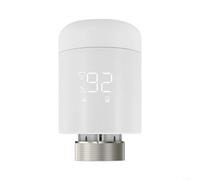 Valve de thermostat de radiateur intelligente pour Zigbee pour Trv | Contrôle par application, calendrier hebdomadaire 6 modes de temps, sécurité enfant, double écran, port M30 x 1,5 mm pour