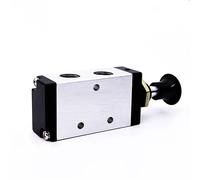 Valve de traction manuelle, 1 pièce, Air moyen, cinq voies, deux positions, 1/8 ", 1/4", 3/8, 1/2"(0.5 Inch)