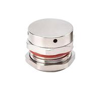 Valve de ventilation étanche Bouchon de ventilation étanche en métal avec écrou, 1 pièce, M5 M8 M10 M12 M16 M18 M20, vis laiton nickelé, respirateurs protection, vannes(M6X1)