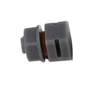 Valve de ventilation étanche Bouchons à pression en nylon blanc et noir de 5 mm, 6 19 for trous meubles autres pièces(Black,M6X1_20PCS)