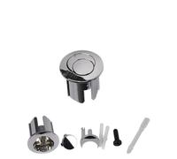 Valve de vidange de réservoir de toilette, Compatible avec le Kit de joint de bouton et de tuyau à soufflet de Valve d'entrée for Ro-ca(Light Grey)