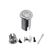 Valve de vidange de réservoir de toilette, Compatible avec le Kit de joint de bouton et de tuyau à soufflet de Valve d'entrée for Ro-ca(Light green)