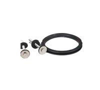 Valve de vidange de réservoir de toilette, Compatible avec le Kit de joint de bouton et de tuyau à soufflet de Valve d'entrée for Ro-ca(Army green)
