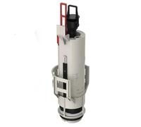 Valve de vidange de toilette compatible avec le kit de réservoir standard TECE 9820223 A2 comprenant siège de soupape, ensemble de commande et levier d'actionnement