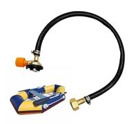 Valve de vidange du réservoir d'air, adaptateur de poêle de camping, tuyau et adaptateur, adaptateur de brûleur de valve de vidange de réservoir d'air avec tube d'extension pour poêle