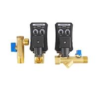 Valve de vidange électronique 1/2, 1 pièce, filtre compresseur d'air, réservoir stockage sec, refroidisseur, vanne magnétique électromécanique sèche 220v(Automatic Drain)