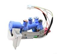 Valve d'eau pour réfrigérateur GE WR57X30890 pour machine à glaçons et distributeur de glaçons haut débit facile à installer soi-même Bleu 21 x 11 cm