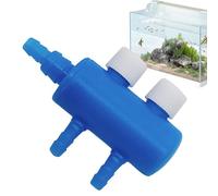 Valve d'eau - Tuyau d'air et raccord pour distributeur - Diviseur de pompe à air avec levier de contrôle de flux - Accessoire d'aquarium facile à installer