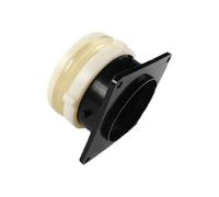 Valve d'égout RV - Bride de spigot avec bouchons | Bride de remplacement de | Connecteur de réservoir de déchets pour camping-cars, camping-cars, remorques et entretien du véhicule