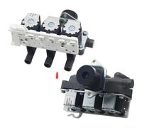 Valve d'entrée de machine à laver simple double triple solénoïde connecteur pour lave-vaisselle appareils ménagers finition chromée 10 x 4 x 4 cm F