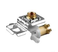 Valve d'entrée d'eau pour lave-vaisselle avec joint en silicone et bague d'étanchéité en nylon pour une prévention fiable des fuites et une régulation précise du débit d'eau