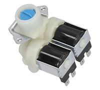Valve d'entrée d'eau pour Machine à Laver, électrovanne à Double Tête AC220V-240V, Accessoire de Remplacement pour Lave-linge