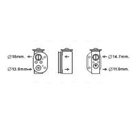 AVA COOLING SYSTEMS BW1497 Détendeur, climatisation