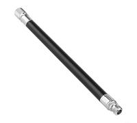Valve d'extension pour scooter électrique Pneu en métal et caoutchouc, noir, 16 x 1 cm, adaptateur de valve d'air pour Xiaomi pour M365 Pro 1S Pro2, accessoire pratique pour l'entretien et le gonflage