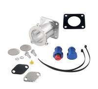 Valve EGR Bouchons De Thermostat De Refroidissement, Adaptateur En Argent, Pour BMW Série 1 3 5 6 7 X3 X5 X6 Pour E60 E61 E70 E71 E87 E90 E91 E9 Suppression EGR(Full kit blue plug)