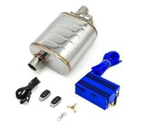 Valve EGR Recirculation Système D'échappement Universel Pour Voiture, Valve À Vide, Kit Tuyau Silencieux Variable, En Acier Inoxydable, 51, 63, 76 Mm, Télécommande