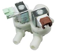 Valve électronique double droite Ø12/14mm compatible avec 1325186110 AEG, ELECTROLUX lave-linge