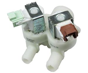 Valve électronique double droite Ø12/14mm compatible avec 1325186110 AEG, ELECTROLUX lave-linge