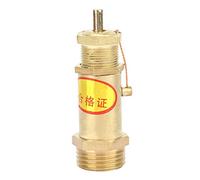 Valve en laiton de dégagement de sécurité de compresseur d'air G1/2, robuste et Durable pour générateur de vapeur de chaudière (pression 7KG)