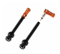 Valve et bouchon de valve demonte obus Granite Design CNC Juicy Nipples Orange