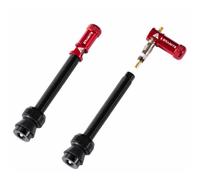 Valve et bouchon de valve demonte obus Granite Design CNC Juicy Nipples Rouge