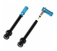 Granite Design Juicy Cap Valves 2 Units Argenté 60 mm Black / Blue
