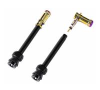 Granite Design Juicy Nipple Valves 2 Units Argenté 60 mm Black / Rainbow