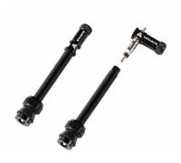 Valve et bouchons de valve demonte obus Granite Design CNC Juicy Nipples Noir
