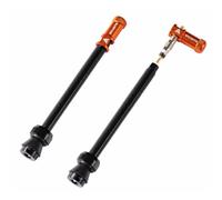 Granite Design Juicy Nipple Presta Valves 2 Units Orange 80 mm Black / Orange