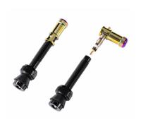 Valve et bouchons de valve demonte obus oil slick Granite Design CNC Juicy Nipples Jaune