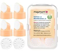 Valve Et Membrane De Rechange Pour Les Tire-Lait Medela (Swing,Lactina,Pump In Style),4 Valves/6 Membranes,Pièce N°87089 ; Remplace La Valve Medela Et La Membrane Medela De
