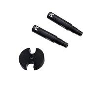 Birzman Extender 20mm Prolongateurs de Valves Cycle Adulte Unisexe, Noir, Taille Unique