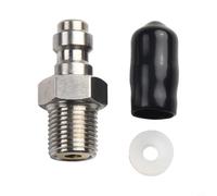 Valve M101 1/8npt 1/8bspp 8 mm Filetage mâle Valve à connexion rapide avec remplissage (18BSPP)