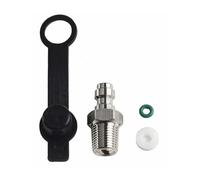 Valve mâle en acier inoxydable avec remplissage rapide en acier inoxydable, ajustement serré permettant une installation facile et efficace, ce qui vous permet d'économiser du temps et des efforts