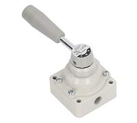 Valve manuelle rotative 3 positions 4 voies VH200 02, contrôle bidirectionnel de débit, pression max 1.0MPa - poignée intégrée pour une manipulation facile, structure métallique