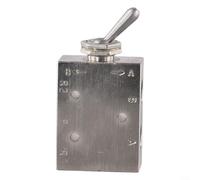 Valve mécanique à 2 positions, poussée pneumatique 35 voies, construction en laiton avec 4 types pour un contrôle optimal de l'air (TAC2-3P (TAC2-41V (clé))