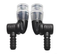 Valve Morsure Rechange Silicone Douce 2pcs Extérieur(Is black) | Silicone pour durable, doux au toucher, BPA, élastique, résistant aux déchirures, sûr pour l'eau