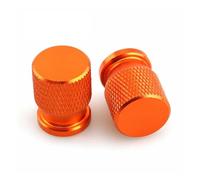 Valve Pneu Moto en Aluminium Aluminium Bouchon Val pour 310R 310X 310V 310 T2 G1 125 U1 U 155 ZT T310 350E 350 Bouchon De Valve Moto TWheel avec Capuchon d'air(Orange-NO Logo)