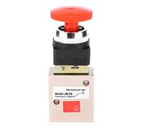 Valve Pneumatique Mécanique, Auto - Bloquante PT 1 / 4in, 2 Positions 3 Voies - Aluminium Résistant Corrosion, Étanchéité Fiable Air