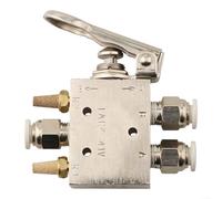 Valve pneumatique mécanique TAC241P+34T, fonction de recul, 2 positions 5 voies avec connecteur 6 mm