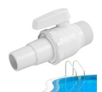 Valve pour les accessoires de piscine - Construction robuste, formulaire de passe-filtre universel | Interrupteur de contournement d'eau pour les piscines domestiques, assure un filtrage et une mainte