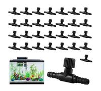 Valve Pour Pompe À Air D'aquarium - Valve De Contrôle D'Air PVC Forme T Pour Aquarium - Régulateur De Débit D'Air Ajustable Pour Maison Bureau