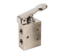 Valve poussoir mécanique compacte 2 positions 35 voies, construite en laiton solide pour une performance fiable dans les environnements difficiles (TAC2-41PP (TAC2-4V (clé))