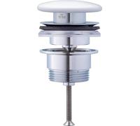 Valve PUSH-OPEN avec couvercle de valve en céramique Blanc