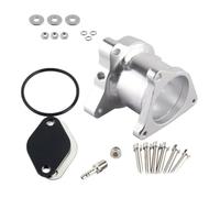 Valve Recirculation Gaz D'échappement Pour 1.9 130 160 BHP Vannes EGR 57 Mm 2,25 Pouces Remplacement Des Vannes De Recirculation Des Gaz D'échappement Accessoires De Voiture(Argent)