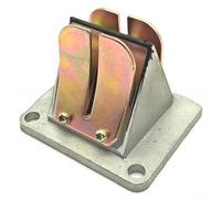 Valve Reed Interface de tuyau d'admission pour accessoires de carburateur DT125 RS12, fabriquée en zinc et alliage d'aluminium, 9 cm x 8 cm x 5,5 cm, pièce de performance légère 118 g